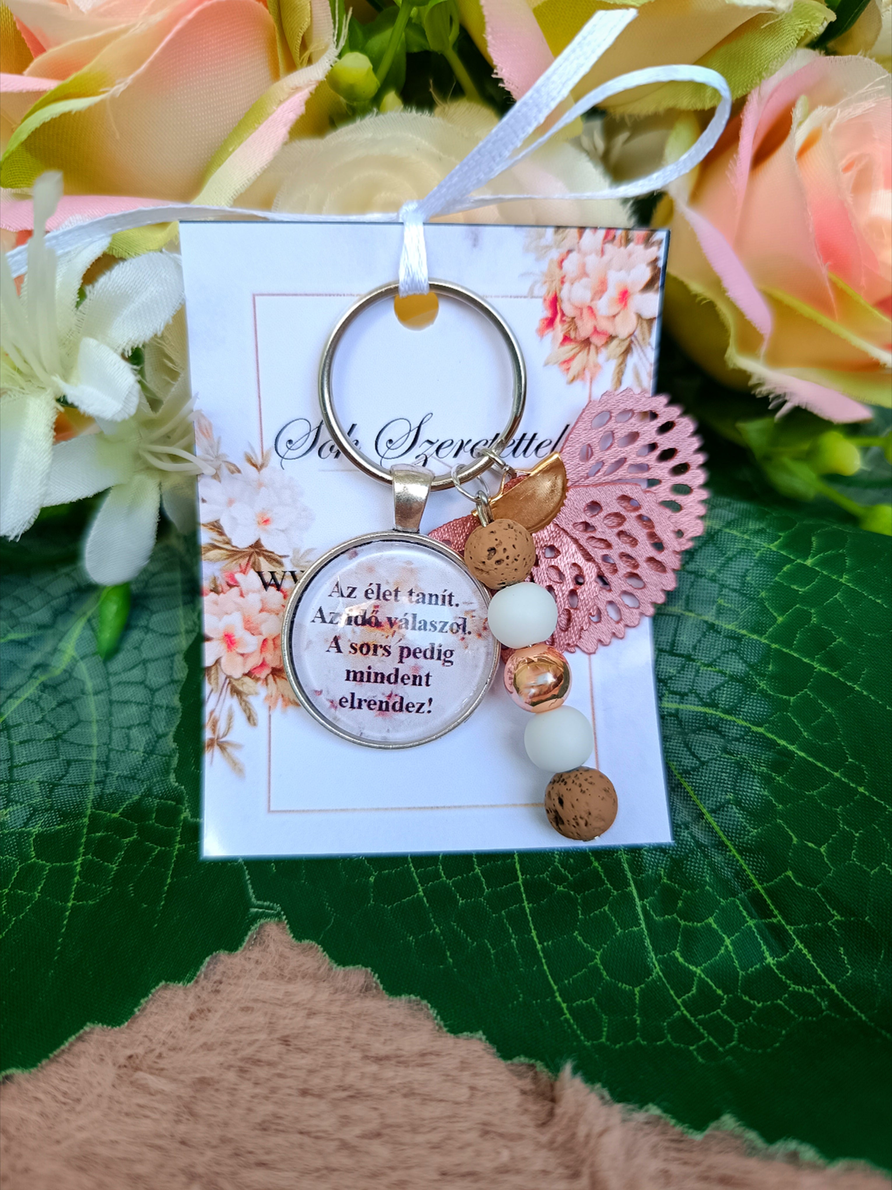 Motivációs kulcstartó szerencse